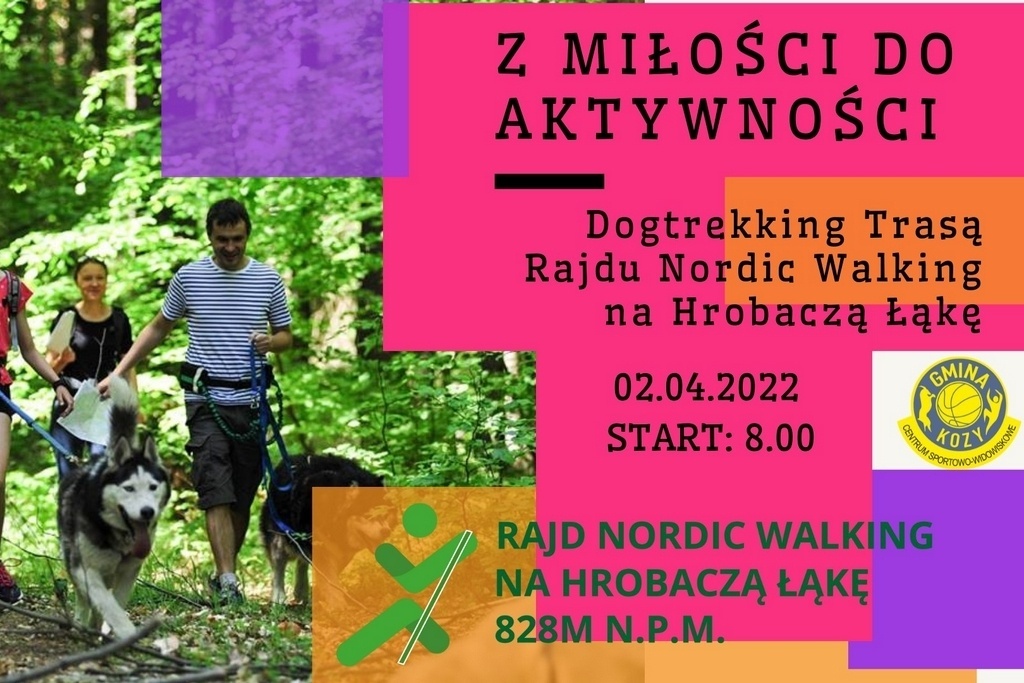 Dogtrekking trasą rajdu NW